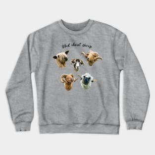 Mad About Sheep Crewneck Sweatshirt